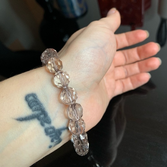 Transparent shiny beads bracelet🤍 - Picture 5 of 5